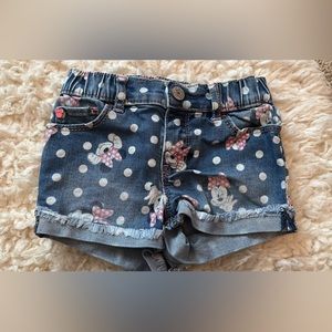 Baby Gap x Disney Minnie Mouse denim shorts 5T